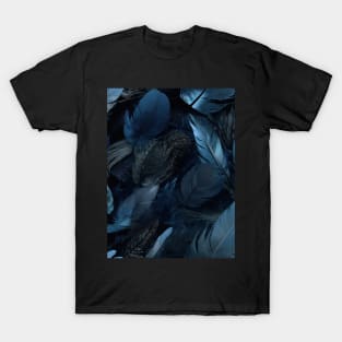 Whispers of Blue Feathers T-Shirt